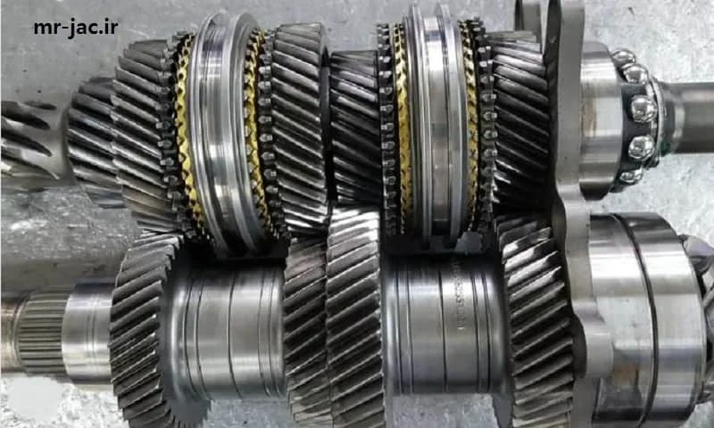 تعمیر گیربکس جک s5 - بررسی قطعات داخلی